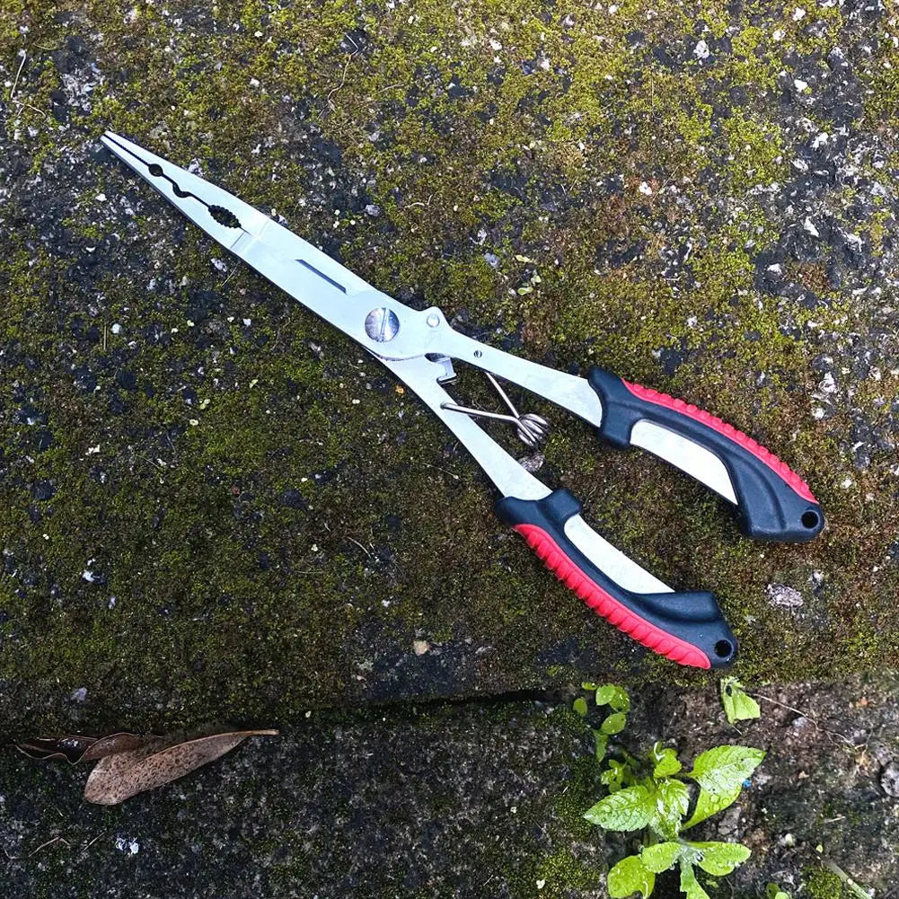 Angeln Zangen Lange Nase Edelstahl Haken Remover Cut Angelschnur Angeln Gebunden Haken Multi-funktionale Angeln Zangen