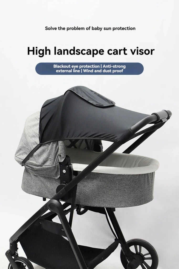 Universelles Kinderwagen-Zubehör Sonnenschutz UV-Schutz Sonnenschirm Kinderwagen-Verdeck für Kinderwagen Säuglingsautositz Sonnenblende