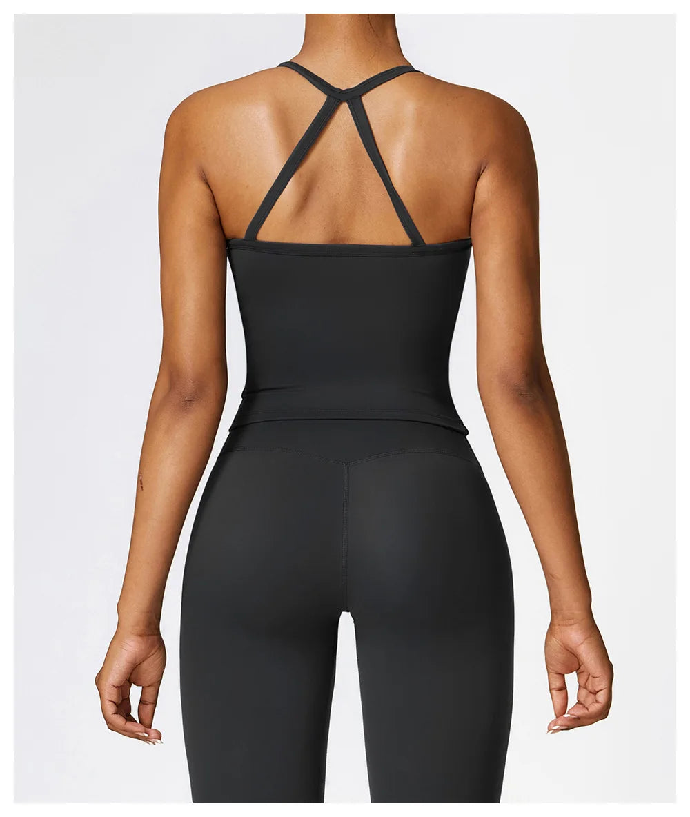Frauen Kreuz Zurück Yoga Sport-Bh Atmungsaktiv Shock Proof Gym Workout Fitness Push-up Top Yoga Laufen Aktive Sportswear Weste Bh