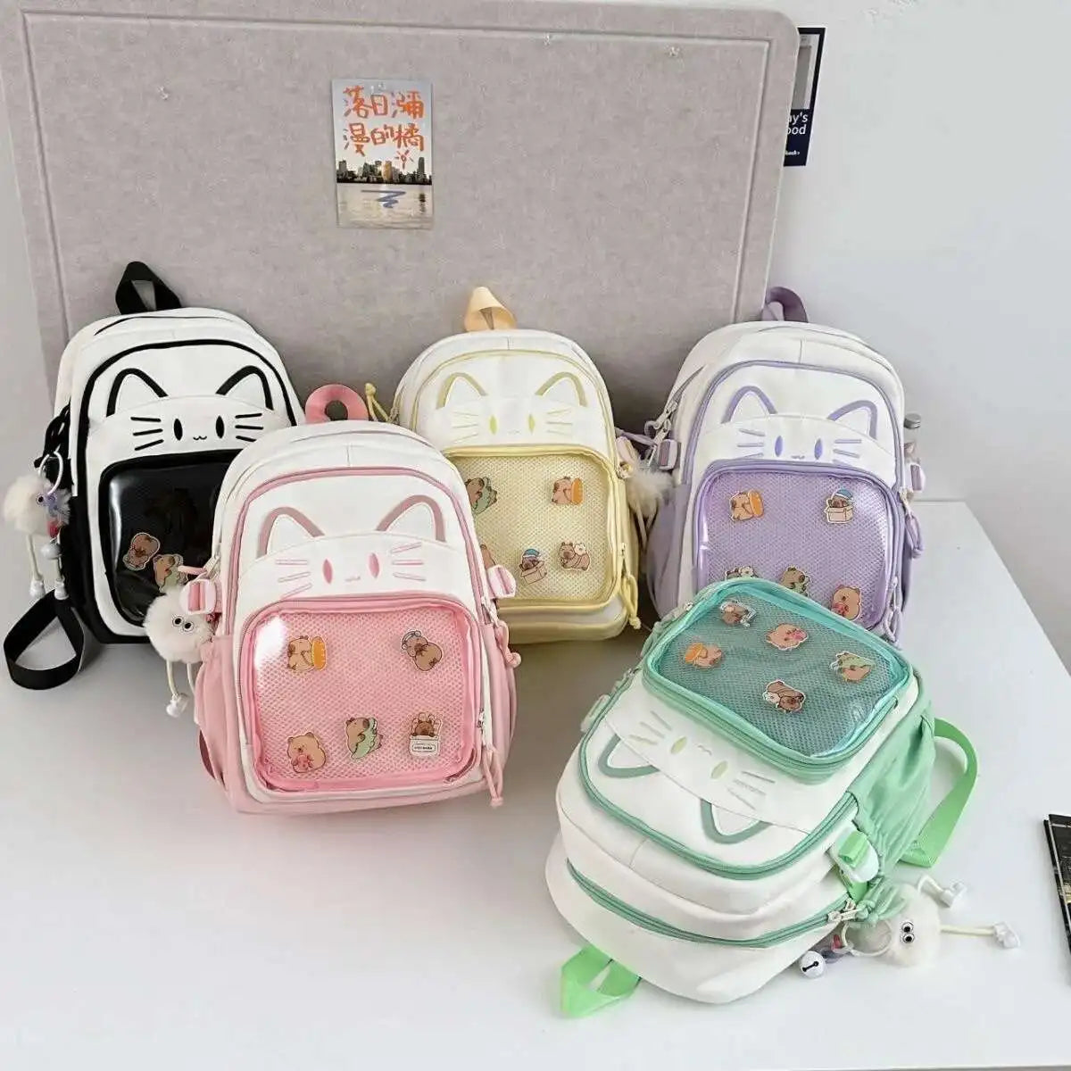 Y2K Cat Ita Backpack