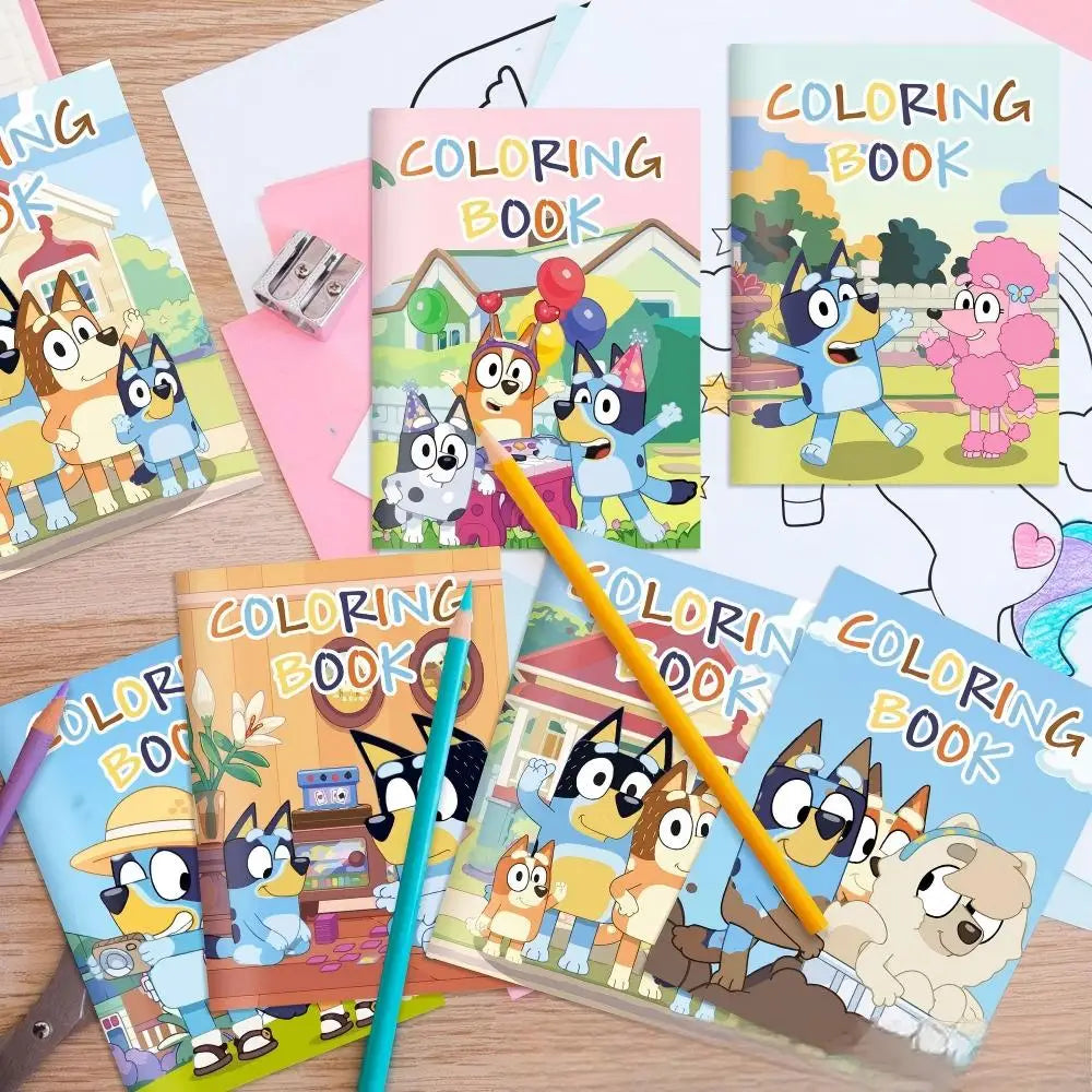 Bluey & Bingo Malbuch-Set