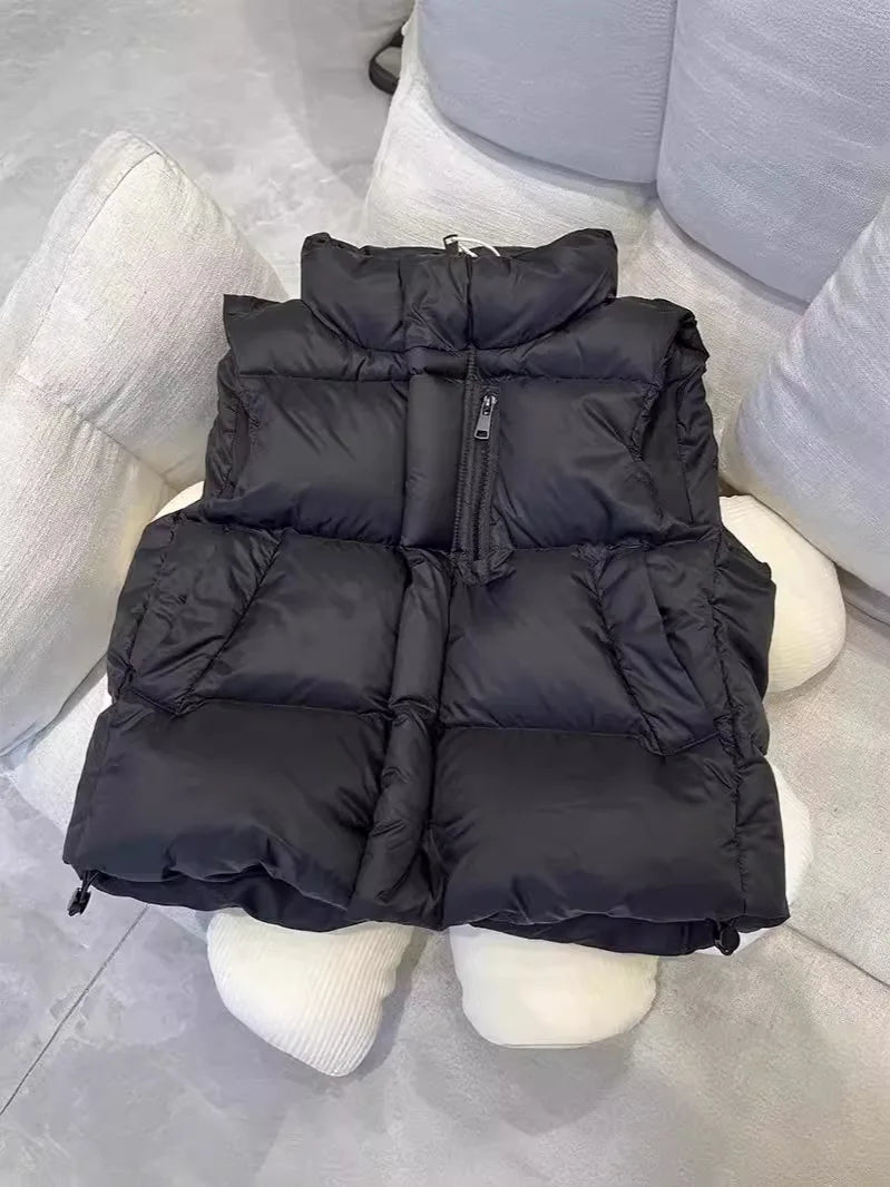Jungen Mädchen Daunenweste Neue Herbst Winter Kinder verdicken Weste Kinder Oberbekleidung Weste Teenager Baumwolle Jacken Weste für 4-12 Jahre