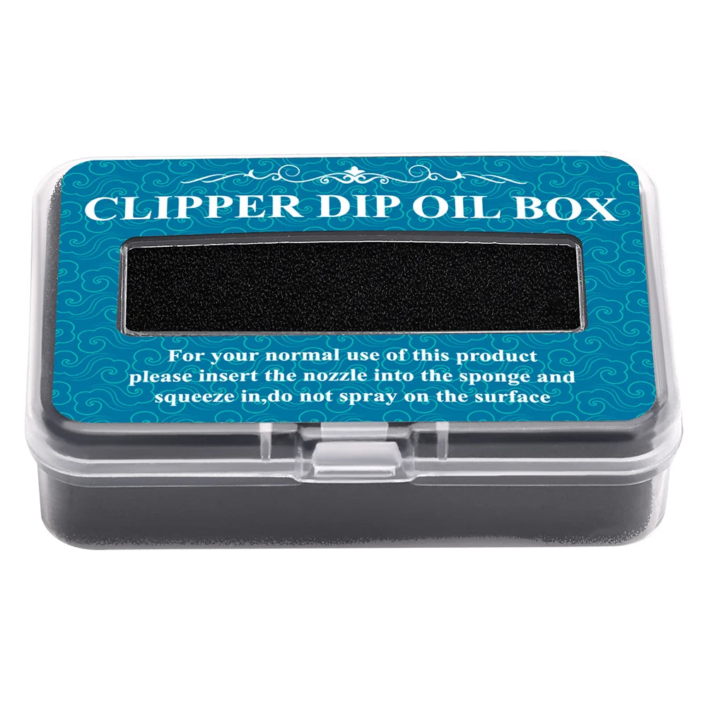 Lubricant Clipper Oil Box For Hair Blade Oil Blade Rust Prevention Protection Repair Electric Push Barbershop Oil Storage Box