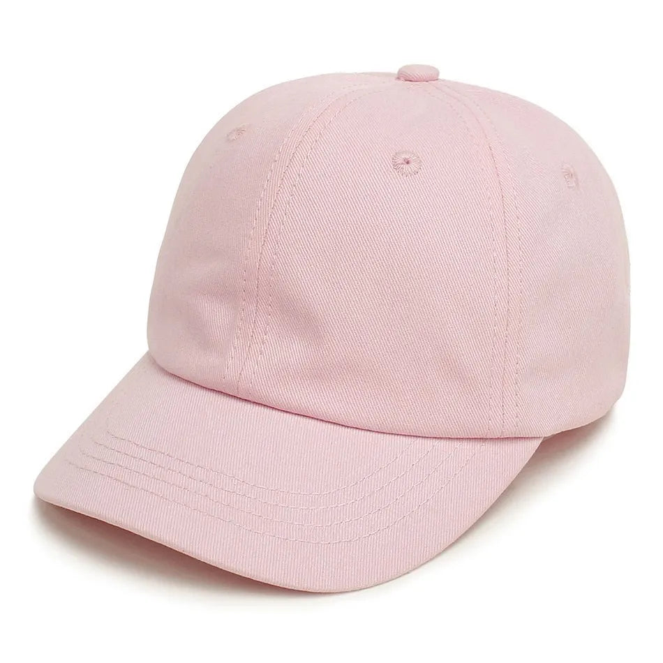 Baby Mädchen Baseball Caps Rosa Schwarz Weiß Grau Kinder Niedrigen Profil Sonne Hut Kinder Jungen Lauf Headwear Kleidung Zubehör
