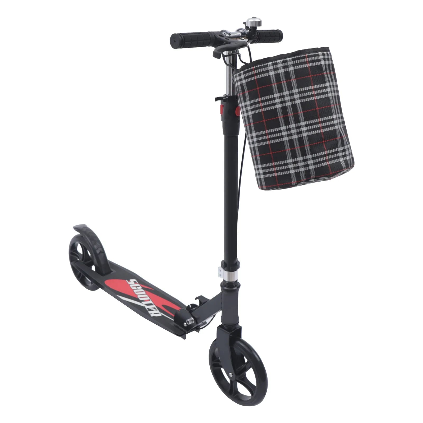 2-Rad-Scooter für Erwachsene und Kinder – faltbar mit 330 Pfund Kapazität PU-Rädern und Doppelbremsen-Tretroller für Pendeln und Freizeit