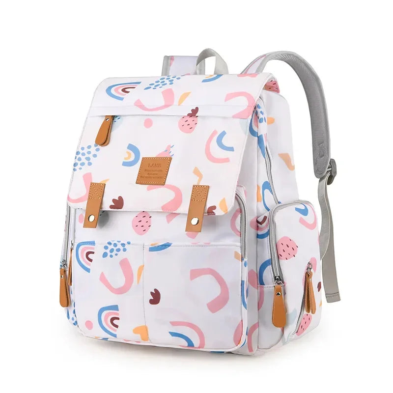 Mama Tasche Nylon gedruckt Mode multifunktion ale Mutter und Baby Taschen gehen Baby Reisen große Kapazität Mutter Tasche Wickelt aschen bebe