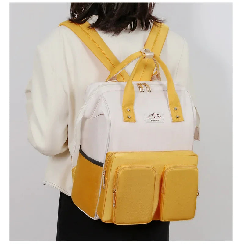 Multifunktionale Mama-Taschen mit großem Fassungsvermögen für Ausflüge, Reiserucksack, wasserdicht, tragbar, Mutter- und Babytasche, Damen-Rucksack