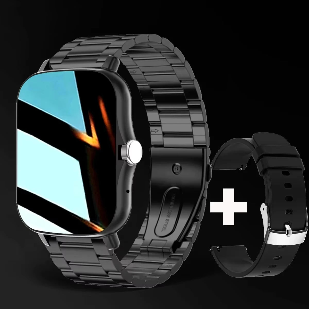 LAXASFIT 2025, neue Smartwatch für Männer und Frauen, Geschenk, voller Touchscreen, Sport-Fitness-Uhr, Bluetooth-Anruf, digitale Smartwatch