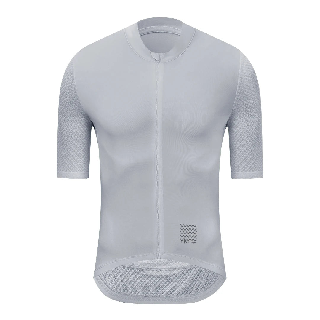 YKYWBIKE Men's Classic Cycling Jersey Summer Bicycle Pro Team Short Sleeve Shirt Cycling Maillot Road Bike Breathable Clothing