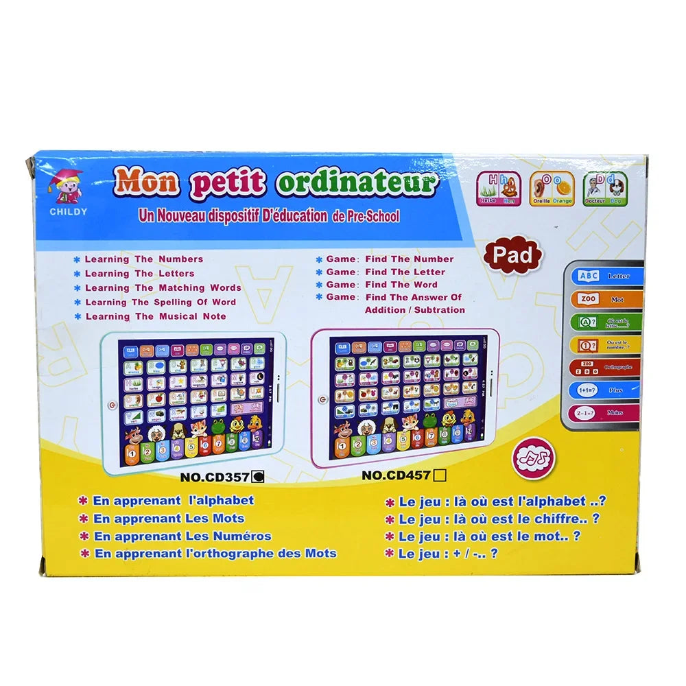 Lernmaschine Tablet Interaktives Spielpad Kinder Sprache Lernspielzeug Laptop Pad Lernen Lernspielzeug für Kinder Geschenk