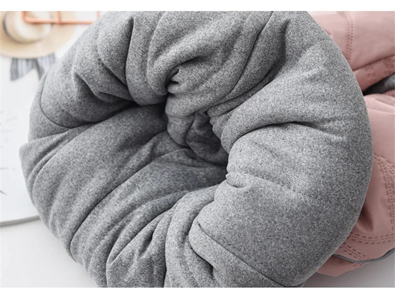Kinder gepolsterte warme Baumwollhose Winter Kinder dick plus Samthose Herbst Teenager winddicht kältebeständig feste Hose 1–6 Jahre