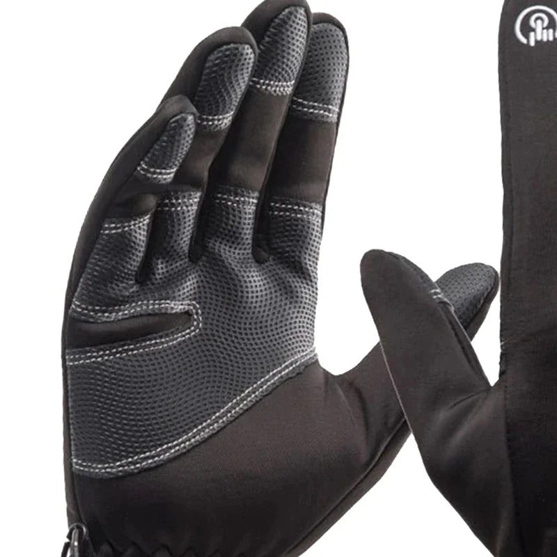 Winterhandschuhe -40 ℃   Wasserdichte Thermo-Touchscreen-Thermo-Winddichte warme Handschuhe für kaltes Laufen, Reiten, Sport, Wandern, Skifahren