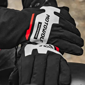 Herbst Winter Motorrad Reiten Handschuhe Wasserdichte Regenschutz Winddicht Warme Motorradfahrer Racing Fahrer Zubehör Männer Frauen