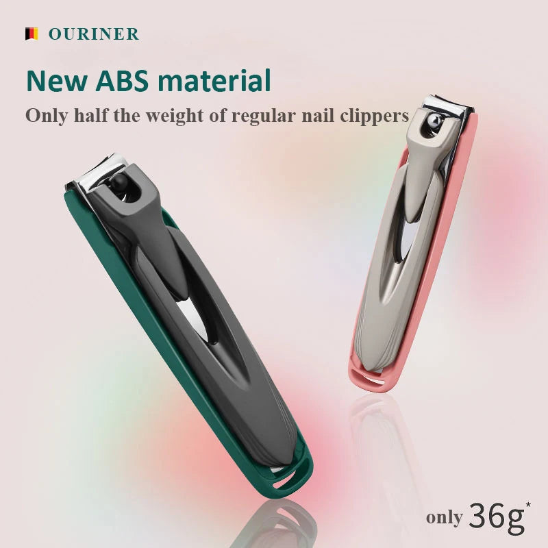 Colorful Nail Clippers, Splash-Proof, Nail Cutter, Detachable Design, Fingernail Clippers, Stainless Steel, Manicure Nail Tool