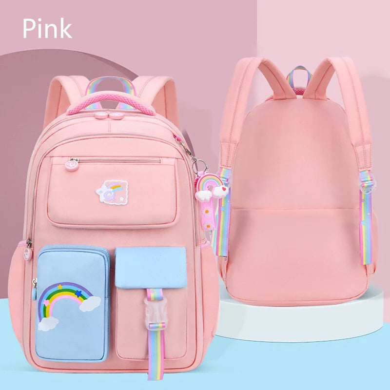 Girls Macaron School Backpack