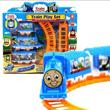 Neues Elektrisches Spielzeugeisenbahn-Set für Kinder mit Lernfunktion und Montagebahn