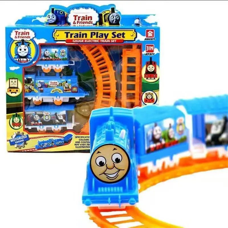 Neues Elektrisches Spielzeugeisenbahn-Set für Kinder mit Lernfunktion und Montagebahn