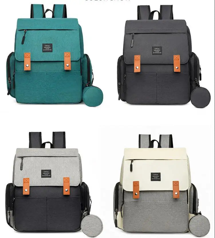 Multifunktionale Mumientasche, große Kapazität, neue Mutter- und Babytasche, tragbarer Anhänger-Rucksack für Mutter zum Ausgehen für Frauen