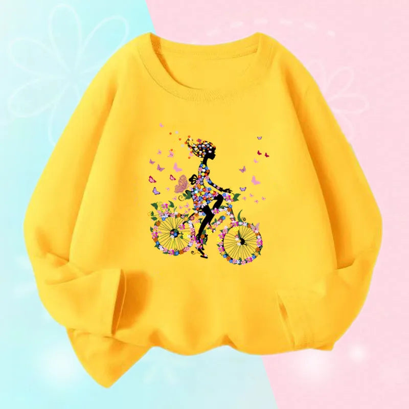 Girls Long Sleeve Graphic Tee