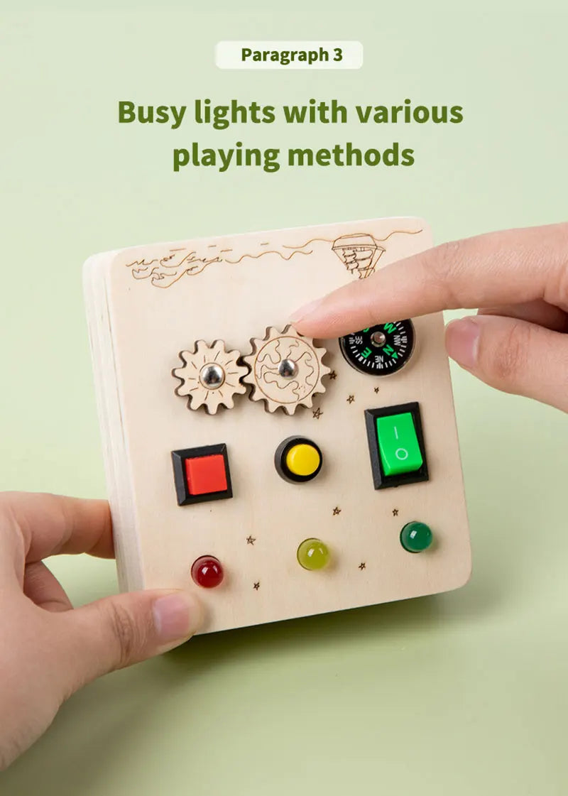 Montessori LED Busy Board