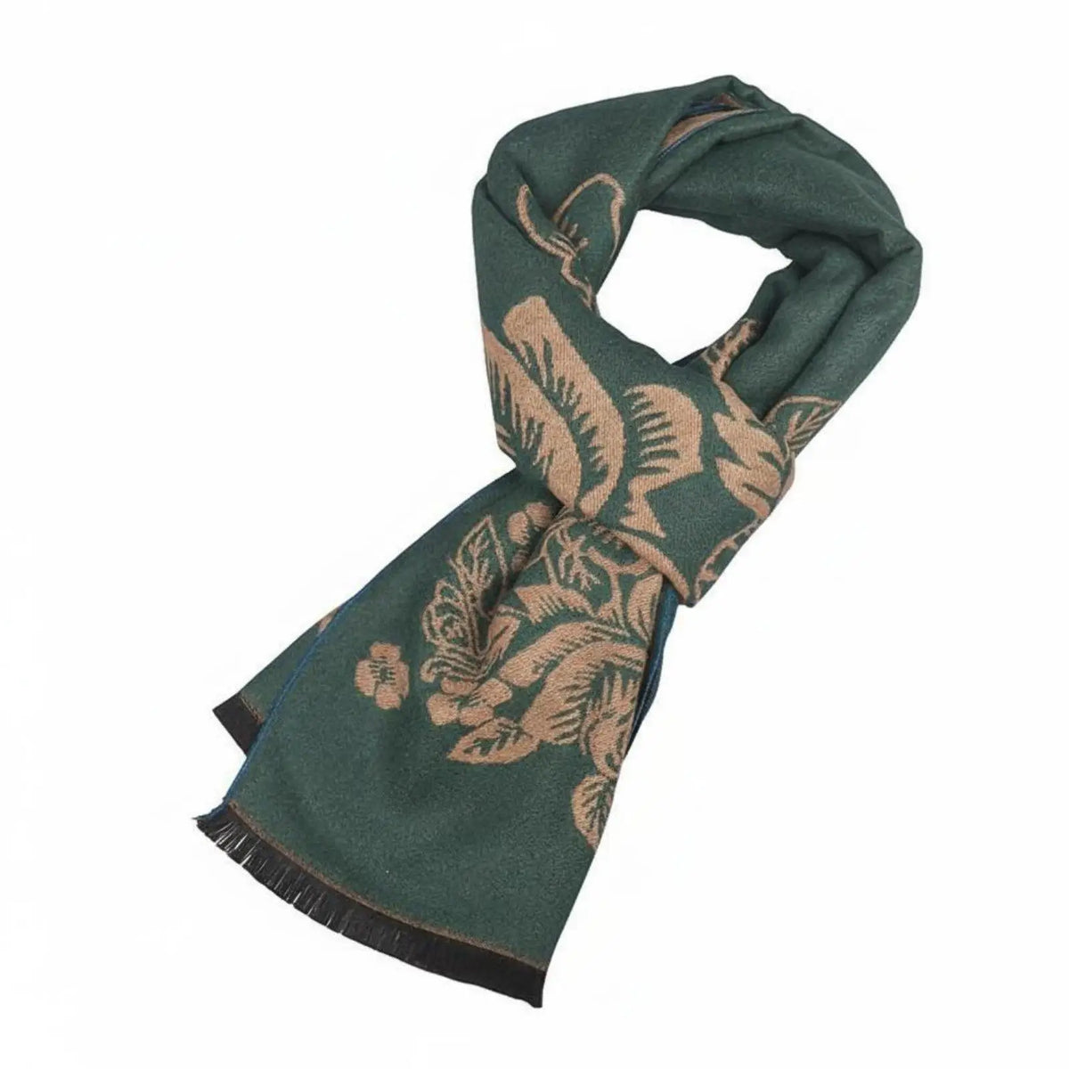 Jacquard-Schal mit Blumenmuster, tolles Geschenk, warmer Damenschal, weicher Touch, Blumenmuster-Wickelschal für Mama, Oma, Herbst, Kälte