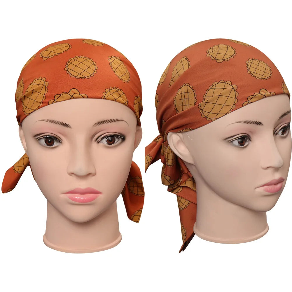 Live Action TV Pirate Nami Stirnband Frauen Cosplay Fantasia Gedruckt Schal Kostüm Zubehör Halloween Karneval Party Requisiten