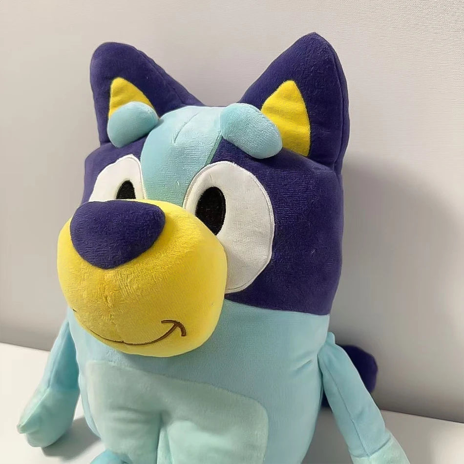 Atmende Bluey Plüschpuppe Kawaii 30cm Spielzeug Bluey Musikpuppe Geschenkpuppe mit Musiksound Modell Mädchen Geburtstagsgeschenk Weihnachtsgeschenk