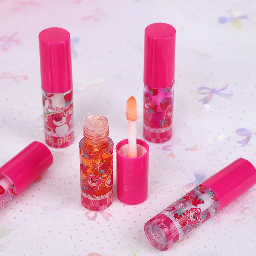 Cute Bear Lip Gloss Set