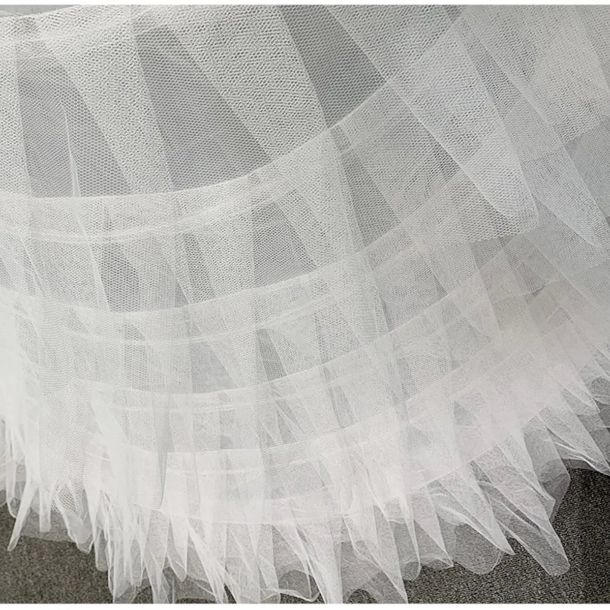 Volle weiße Ballkleid-Reifen, Hochzeitsaccessoires, Petticoat, Unterrock, Slips, Quinceanera-Kleid für Hochzeitskleid