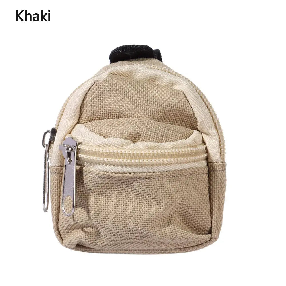 Puppen rucksäcke Puppe Minit aschen Mini Reiß verschluss Rucksack Puppen rucksack niedliche Schult aschen Puppen zubehör Spielzeug zubehör für Puppenspiel