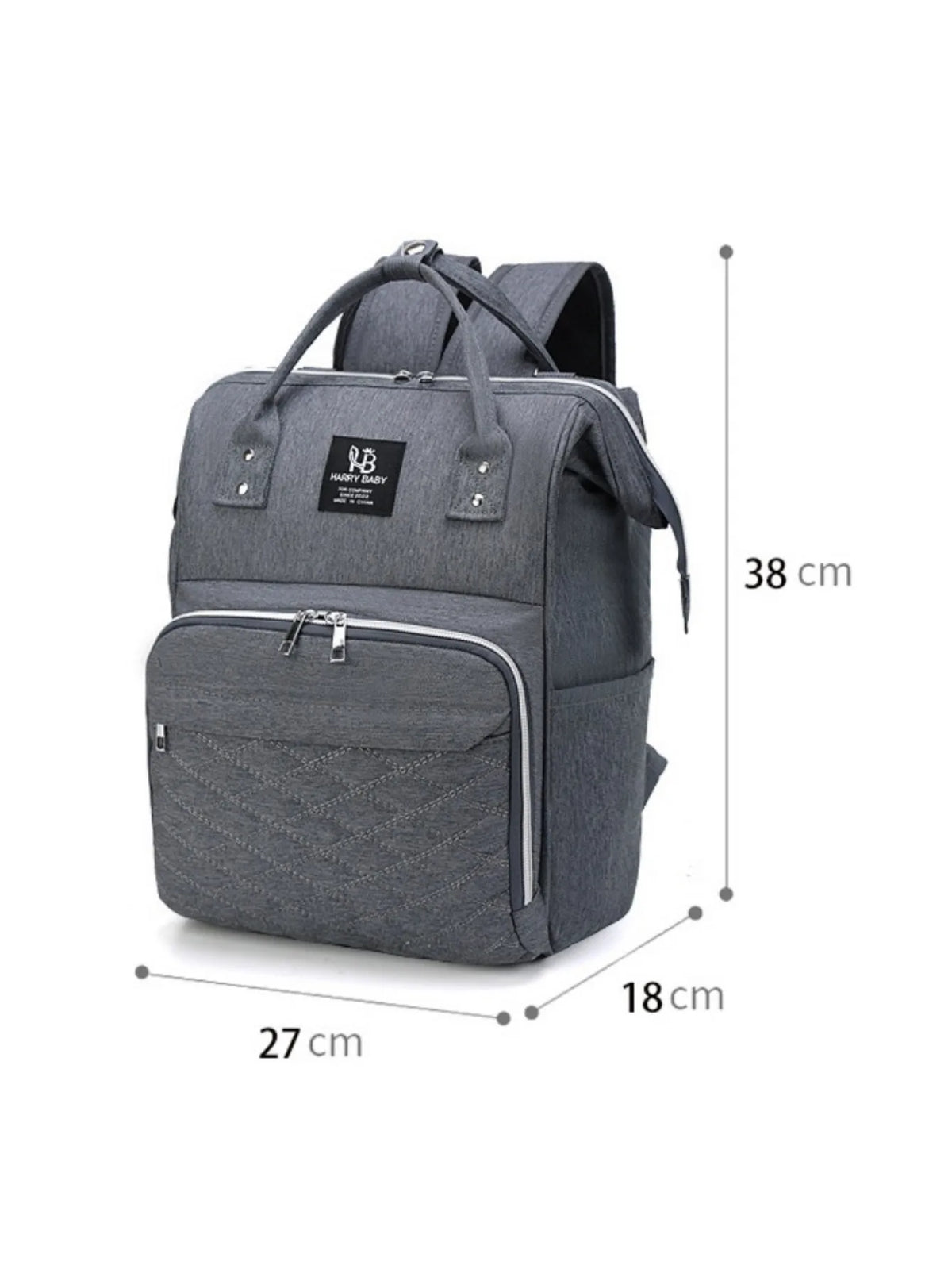 Mama Diaper Bags Baby Stroller Hanging Bag Mother Large Capacity Diaper Backpacks with Changing Mat Practical Baby Nursing Bags
