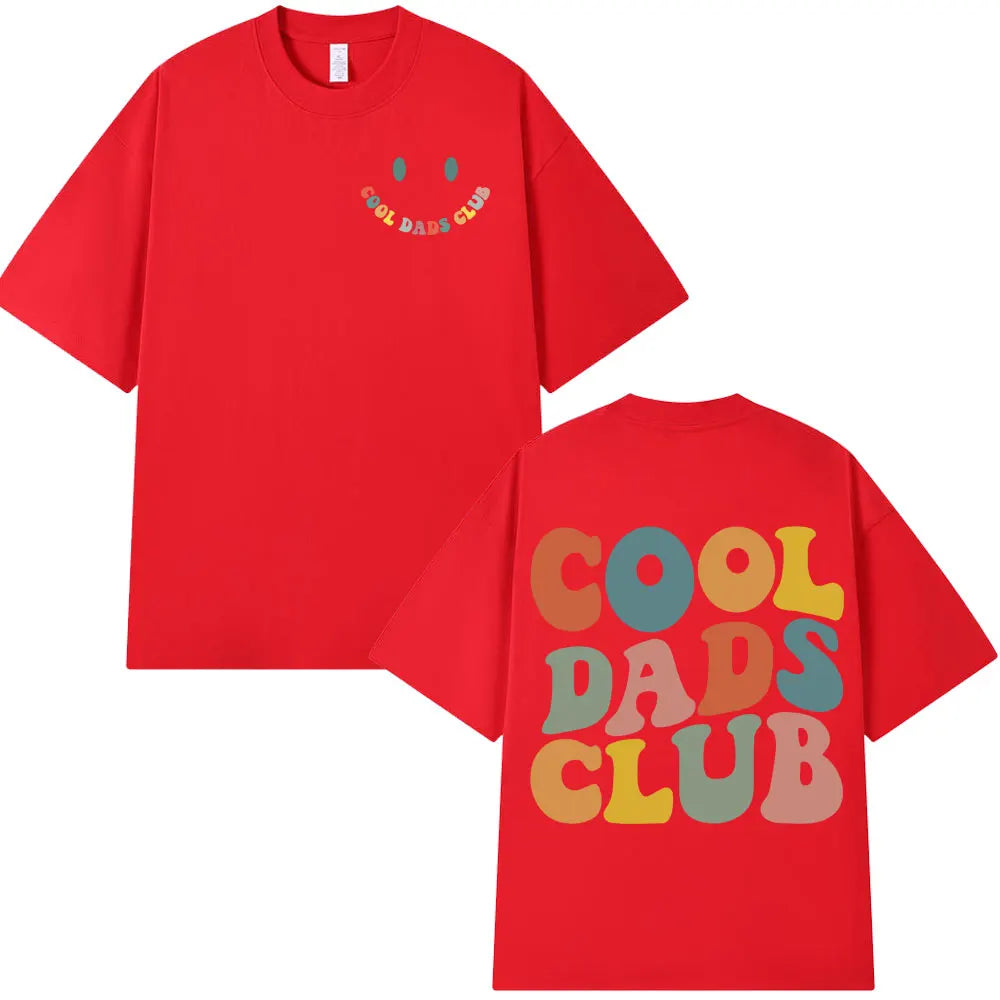 Cool Dad Club T-shirt Männer Kleidung Väter Geburtstag Kurzarm T-shirts Großvater Ehemann Homme Baumwolle T-shirt Tops Streetwear