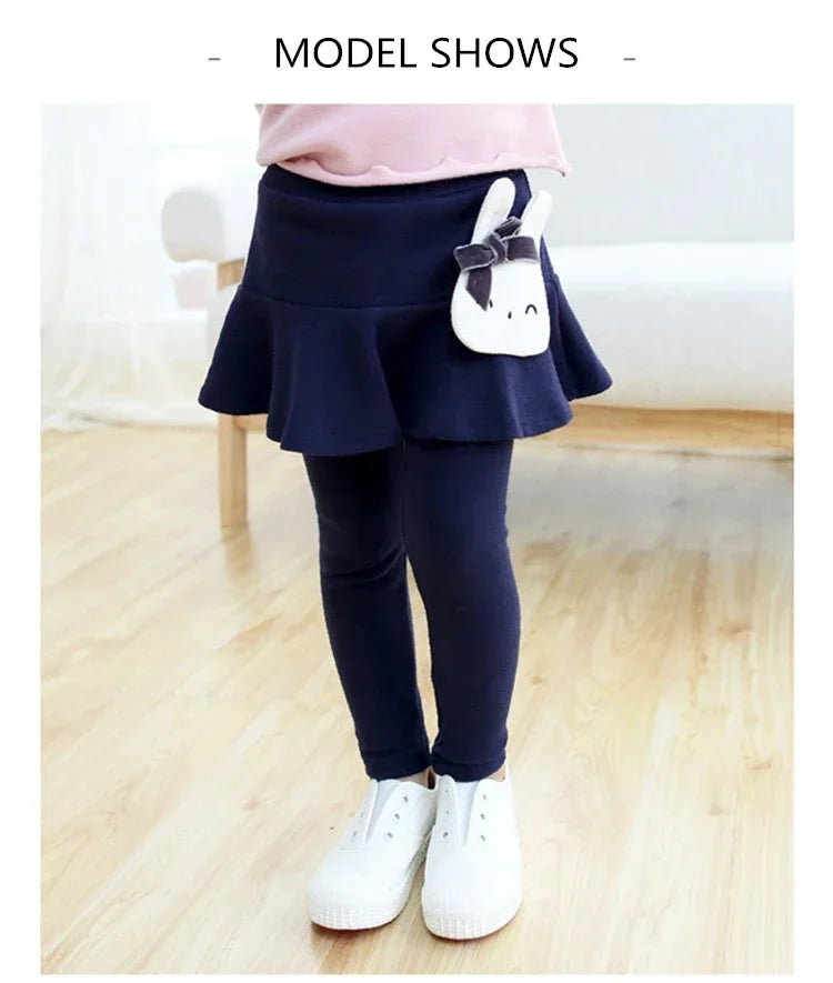 Neue Baby Mädchen Leggings Spitze Prinzessin Rock-hosen Frühling Herbst Kinder Dünne Rock Hosen für 2-7 Jahre kinder Kleidung