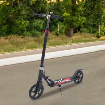 2-Rad-Scooter für Erwachsene und Kinder – faltbar mit 330 Pfund Kapazität PU-Rädern und Doppelbremsen-Tretroller für Pendeln und Freizeit