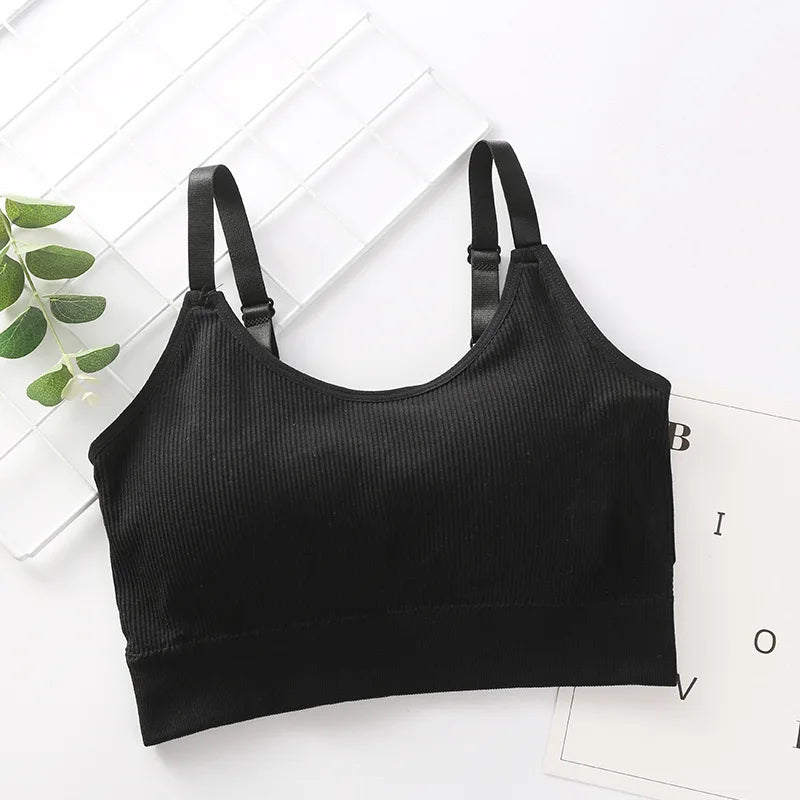Sexy Unterwäsche Frauen Sammeln Kein Stahl Ring Dessous Bh Rohr Top Eingewickelt Brust Schönheit Zurück Aktivale Baumwolle Dünne Abschnitt Rohr Top