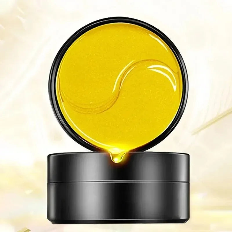 60 stücke Goldene Feuchtigkeitsspendende Augen Maske Lindern Ermüdung der Augen Nähren Augenbereich Kollagen Kristall Augen Maske Koreanische Hautpflege Masken