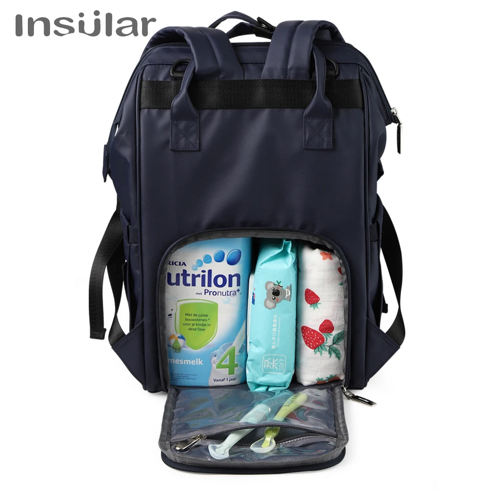 Wasserdichte Mama Windel Rucksack Cartoon Design Mutter Mutterschaft Windel Reisetasche große Kapazität Baby pflege Pflege Kinderwagen Taschen