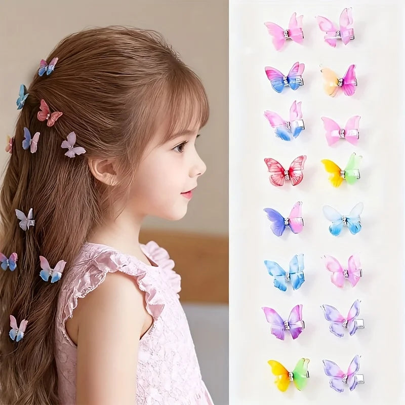 Butterfly Hair Clip Set