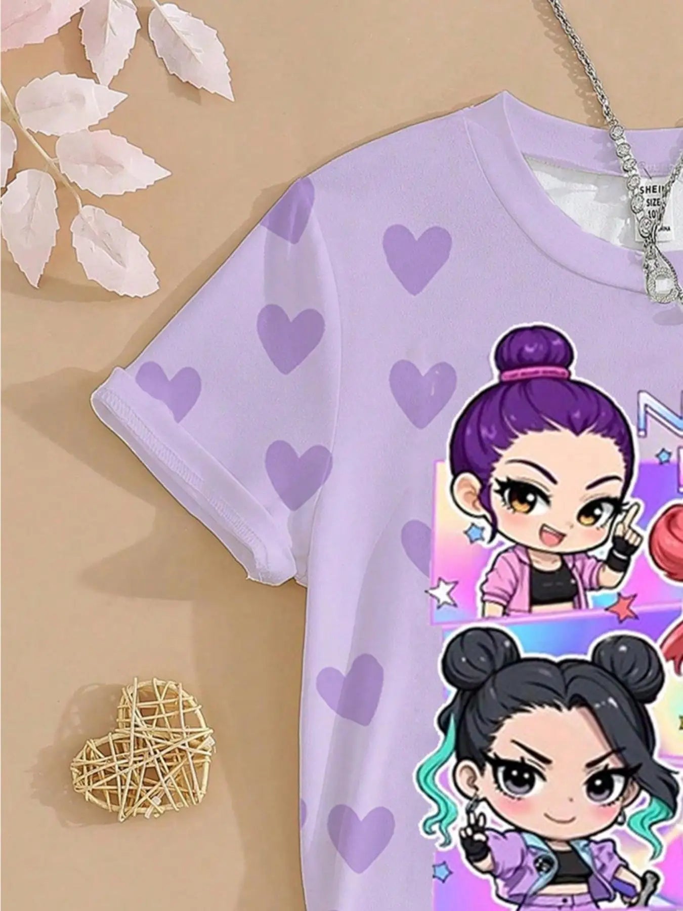 Girls K-Pop Graphic Tee