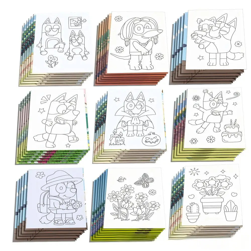 Bluey & Bingo Malbuch-Set