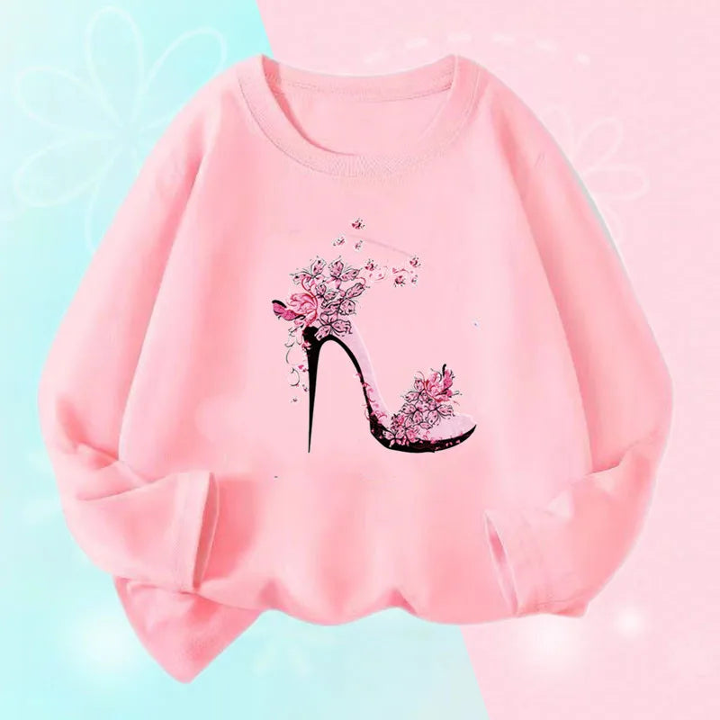 Girls Long Sleeve Graphic Tee