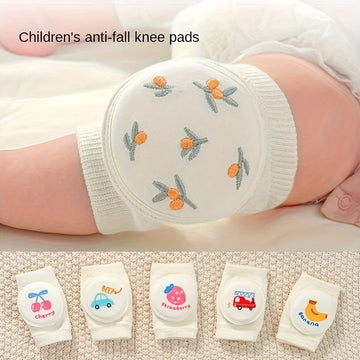 Baby-Knieschützer, leichter Sommerstil, hilft beim Krabbeln lernen, Anti-Fall, gesticktes Mesh-Design, Krabbelschutzausrüstung, elastische Schwamm-Ellbogenschützer.