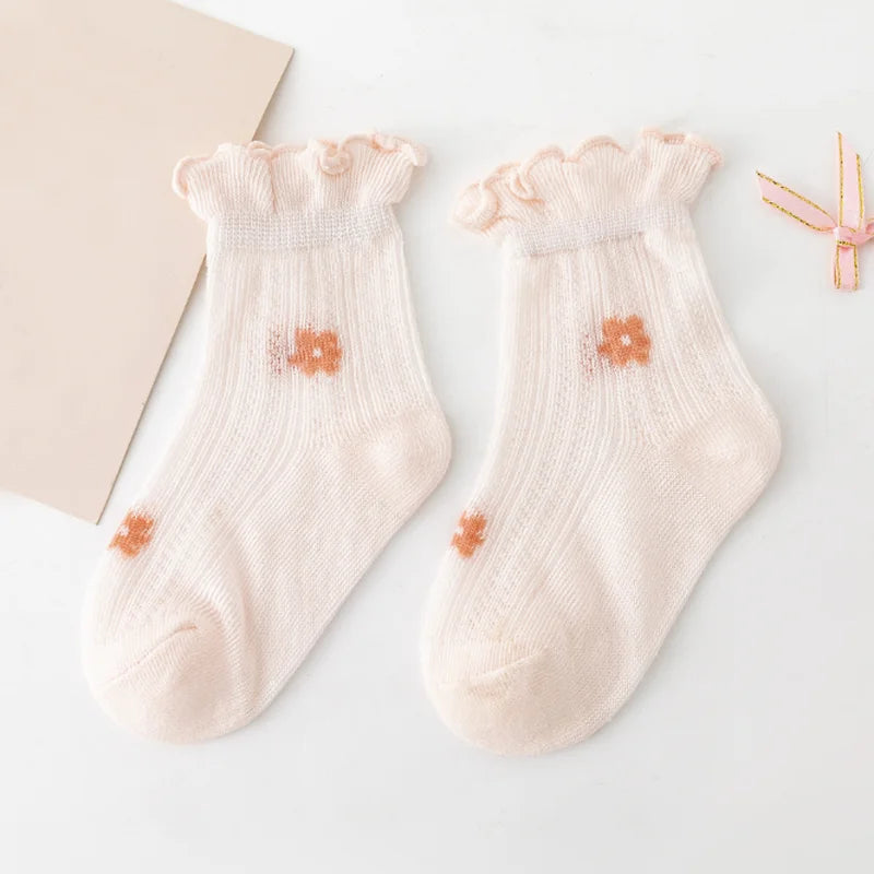 3 Paare/los Neue Neugeborenen Baby Socken Sommer Dünne Beiläufige Kinder Baby