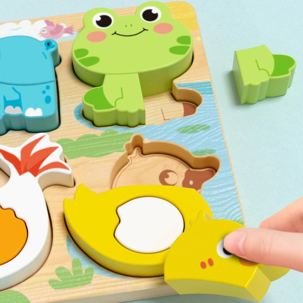Wooden Animal Puzzle Toy