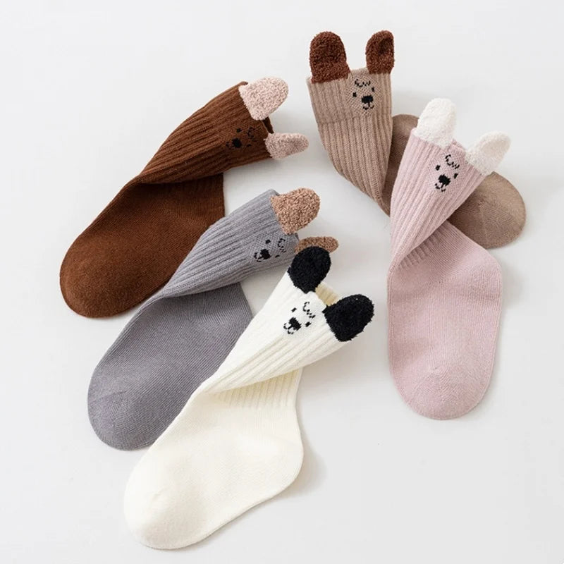Nette Kinder Socken Für Mädchen Jungen Weiche Baumwolle Baby Kleinkind Junge Mädchen Socke Cartoon kinder Kurze Socken Herbst Winter 0-8Years Neue
