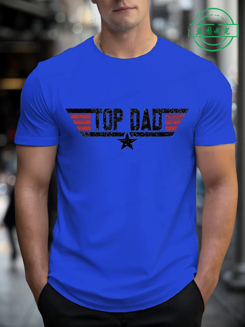 T-Shirts für Männer Top Dad Design Shirts Papa Grafik-T-Shirts Kurzarm Herren Sommer Mode T-Shirts Persönliche Kleidung