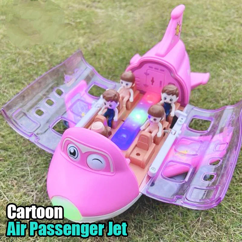 Kinder Spielzeug Elektrische Flugzeug Flugzeug Spielzeug Auto Flugzeug Modell Musik Simulation Junge Kinder Verkehrs Spielzeug Weihnachten Geschenke für Mädchen