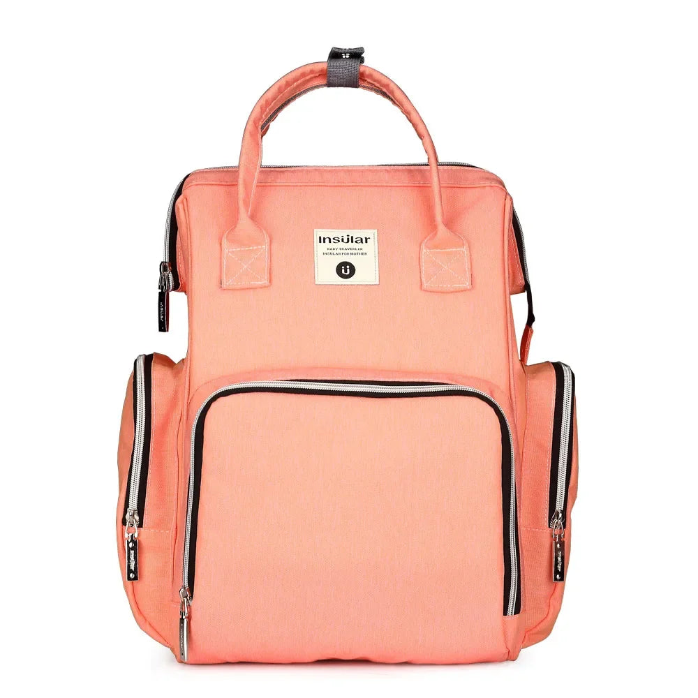 Insular Thermotasche für Kinderwagen und Babyflaschen, Babywindelrucksack, Mutterwindel, Reisetaschen, Babywindeln, Handtasche