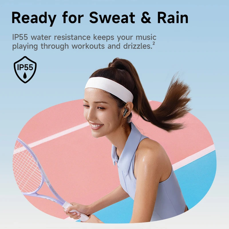 Baseus Bass BS2 Lite True Wireless Earbuds Bluetooth 6.0 Semi-In-Ear-Kopfhörer 2-Mikrofon AI ENC 40H Spielzeit IP55 SuperBass Ohrhörer