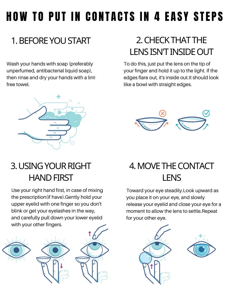 EYESHARE Beliebte farbige Kontaktlinse für Augen, schwarze Linse, Augenmode, braune Schönheit, farbige Schüler, graues Kontakt-blaues Augen-Make-up